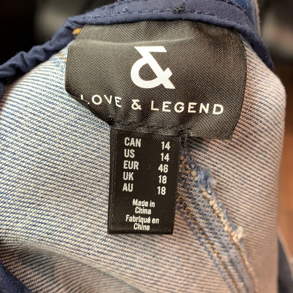 Love & Legend Denim Skirtall - Picture 7 of 10